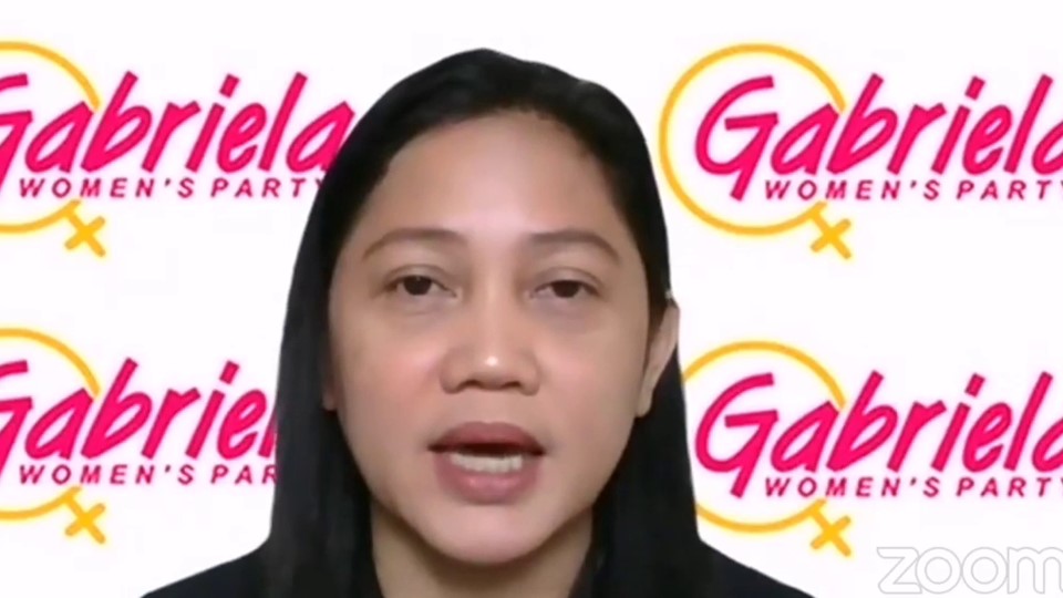 Gabriela Partylist Rep Arlene Brosas Rmn Networks