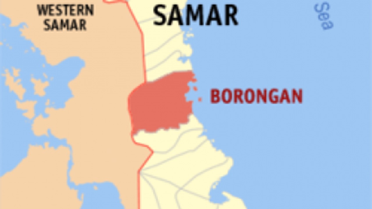 Bahagi Ng Kalsada Na Natabunan Ng Gumuhong Lupa Sa Eastern Samar