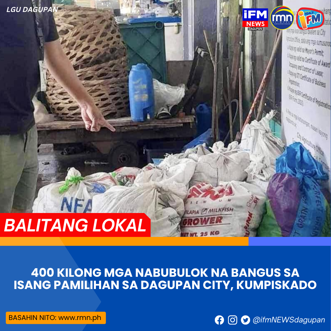 Kilong Mga Nabubulok Na Bangus Sa Isang Pamilihan Sa Dagupan City