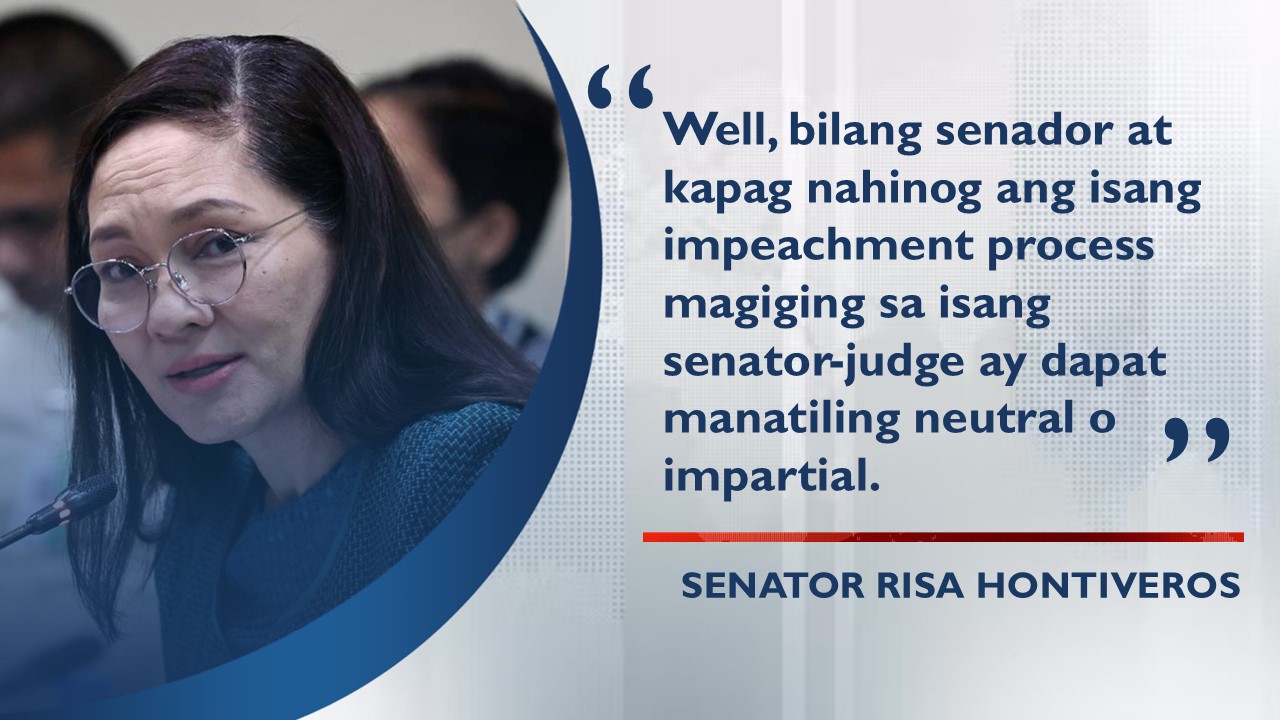 Senador Kinatigan Ang Apela Na Simulan Na Ang Impeachment Trial Laban