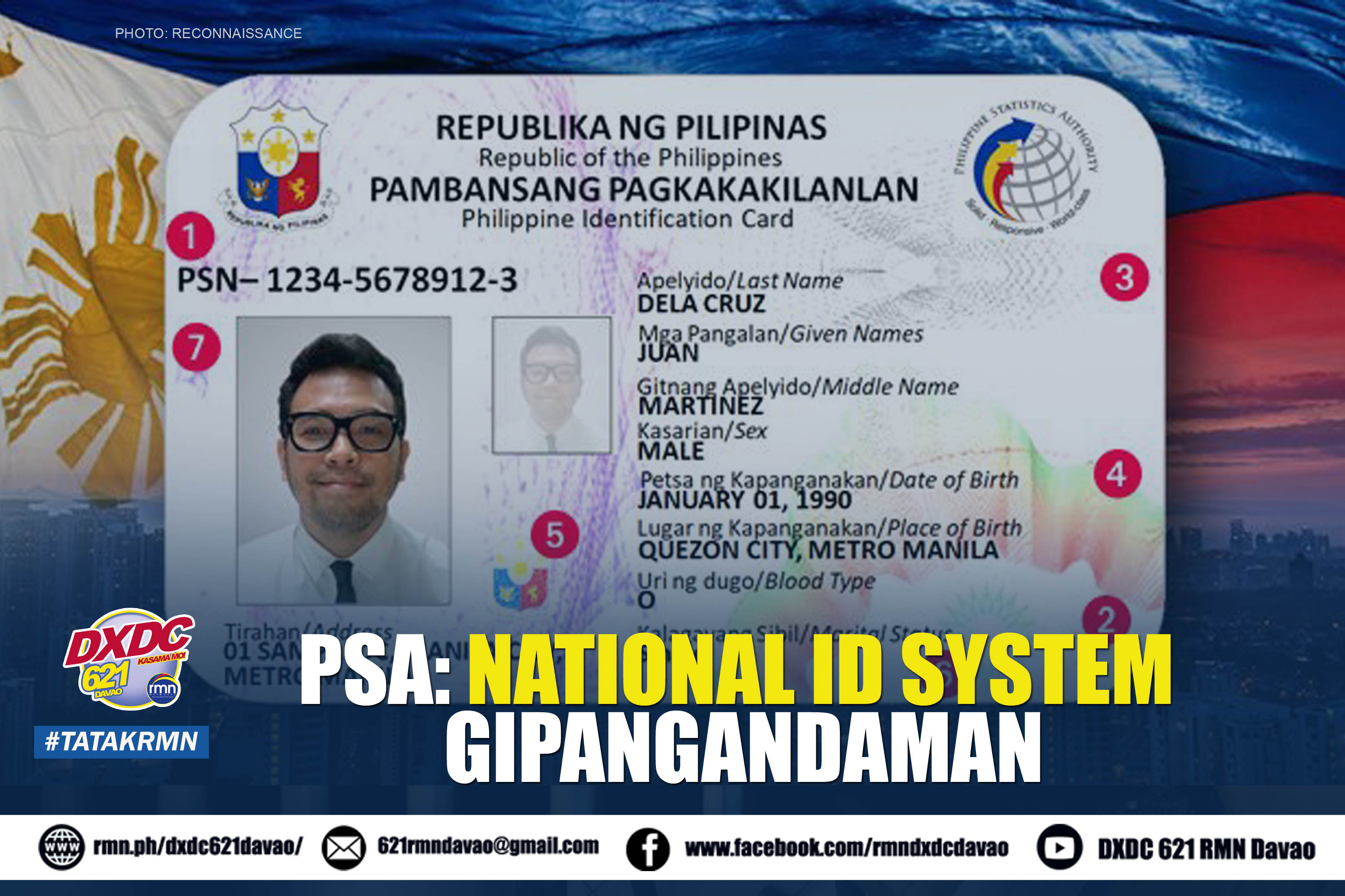 PSA: National ID System Gipangandaman - RMN Networks