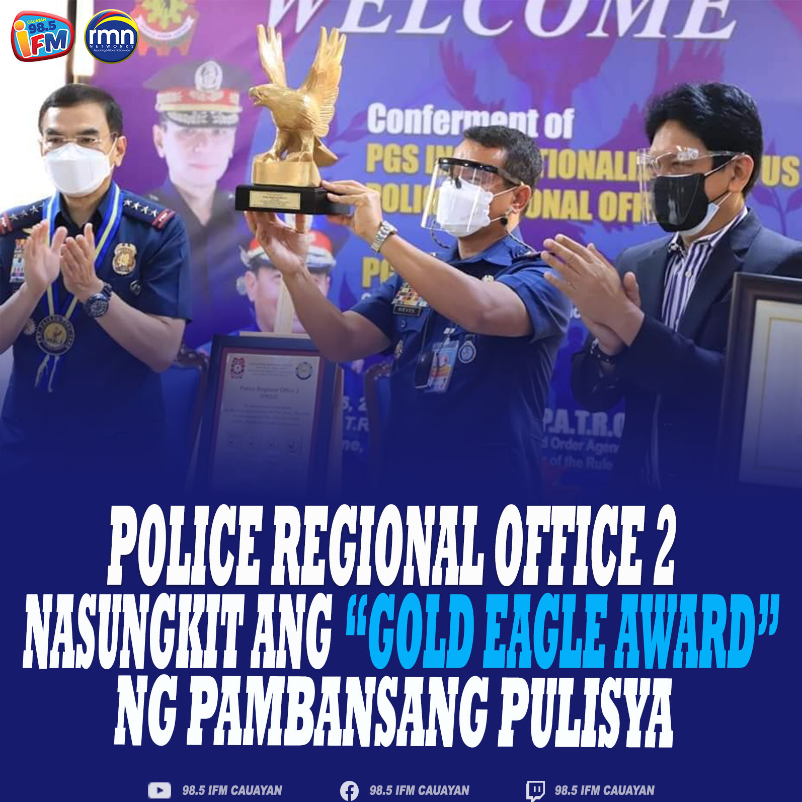 Police Regional Office 2, Nasungkit Ang “Gold Eagle Award” Ng PNP ...