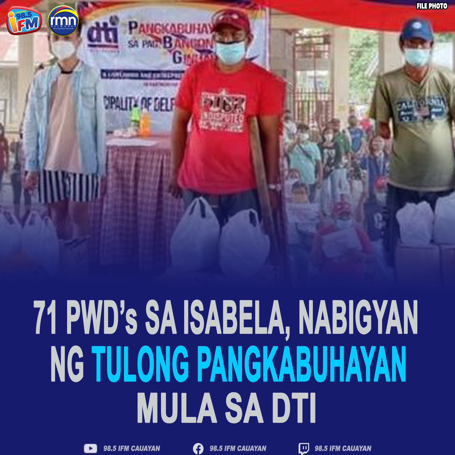 71 PWDs Sa Isabela, Nabigyan Ng Tulong Pangkabuhayan - RMN Networks