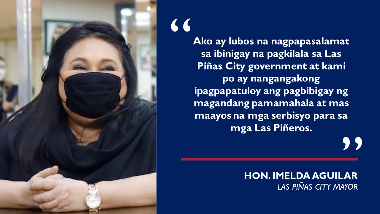 Las Piñas LGU, pumasa sa 2021 Seal of Good Financial Housekeeping RMN