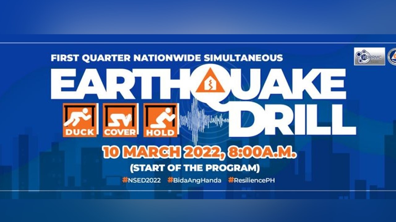 1st quarter nationwide simultaneous earthquake drill, nagsimula na