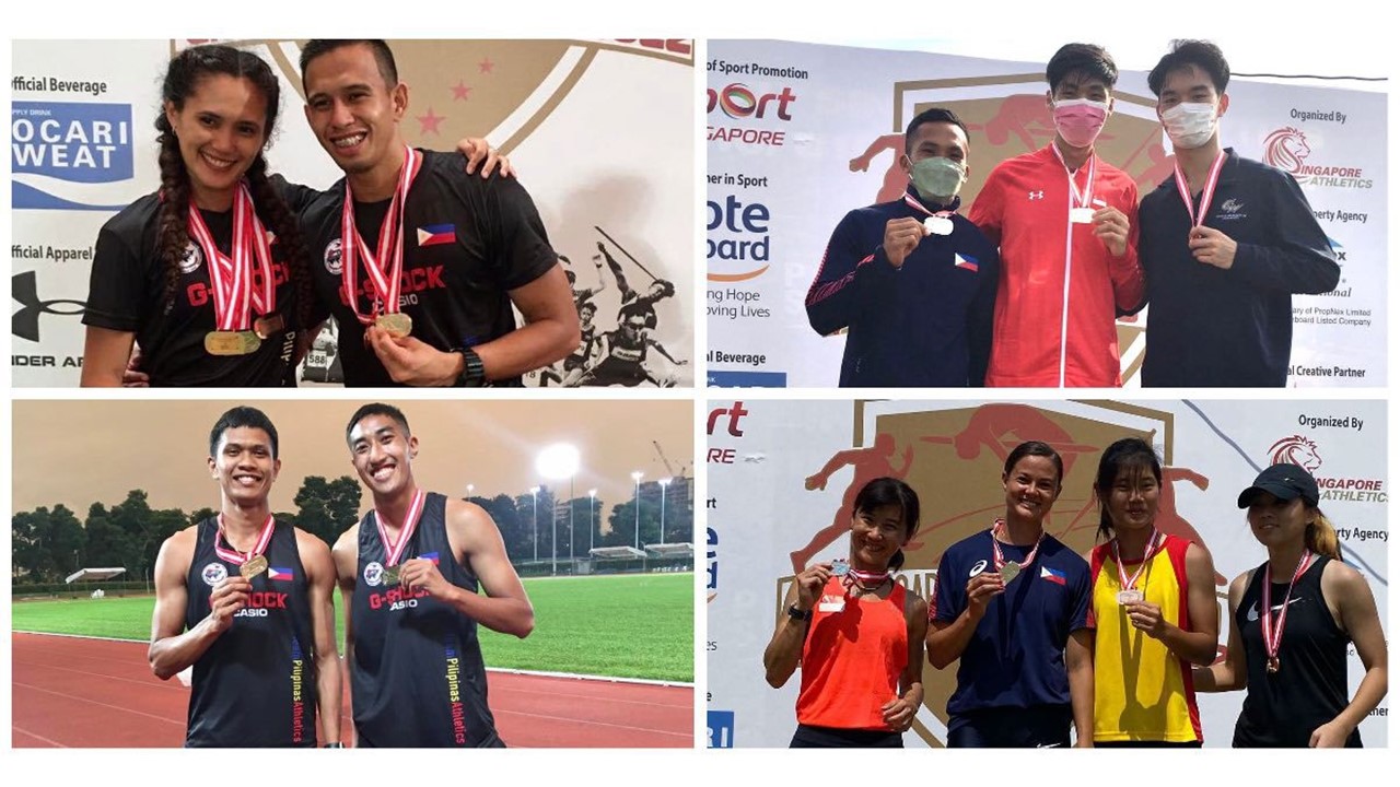 Philippine National Track and Field team, humakot ng medalya sa 82nd