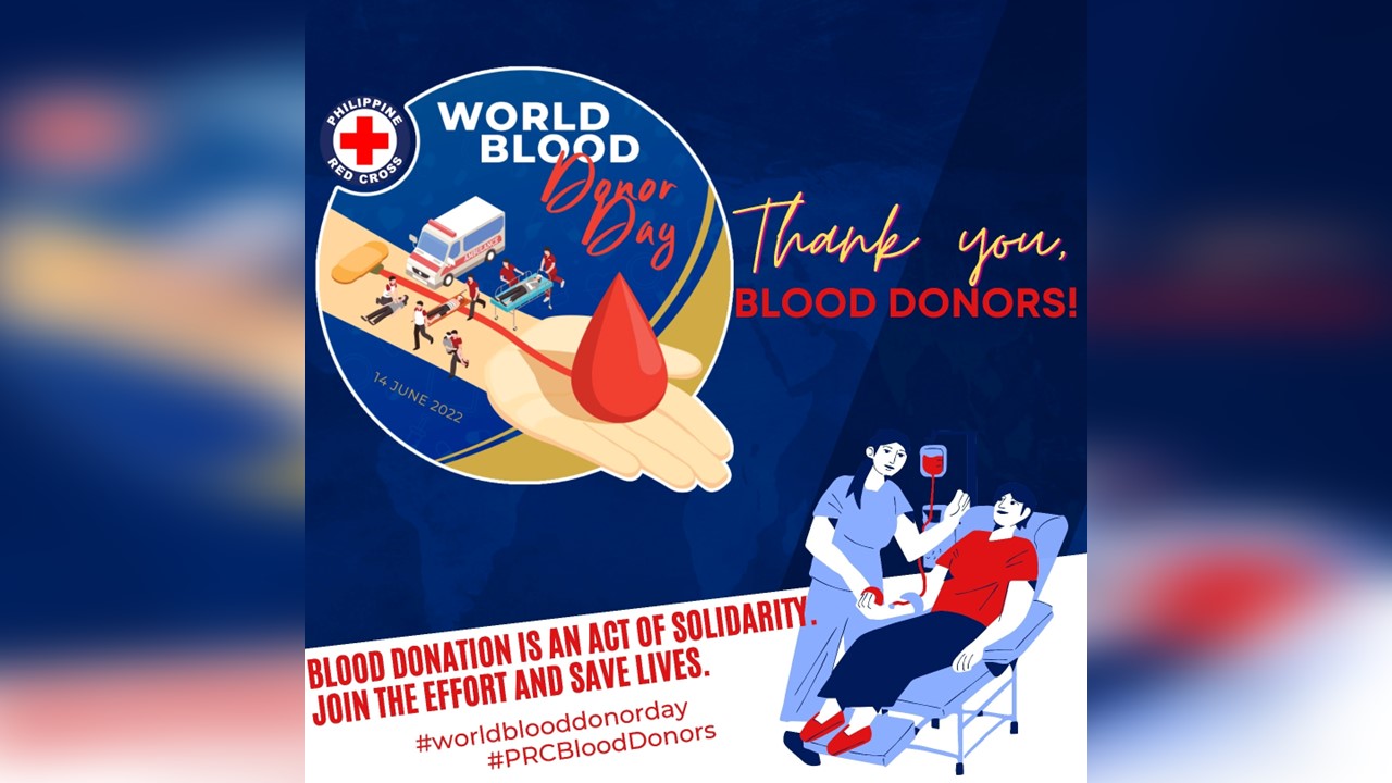 Blood Donors, Binigyang-pagkilala Ng Philippine Red Cross Ngayong World ...