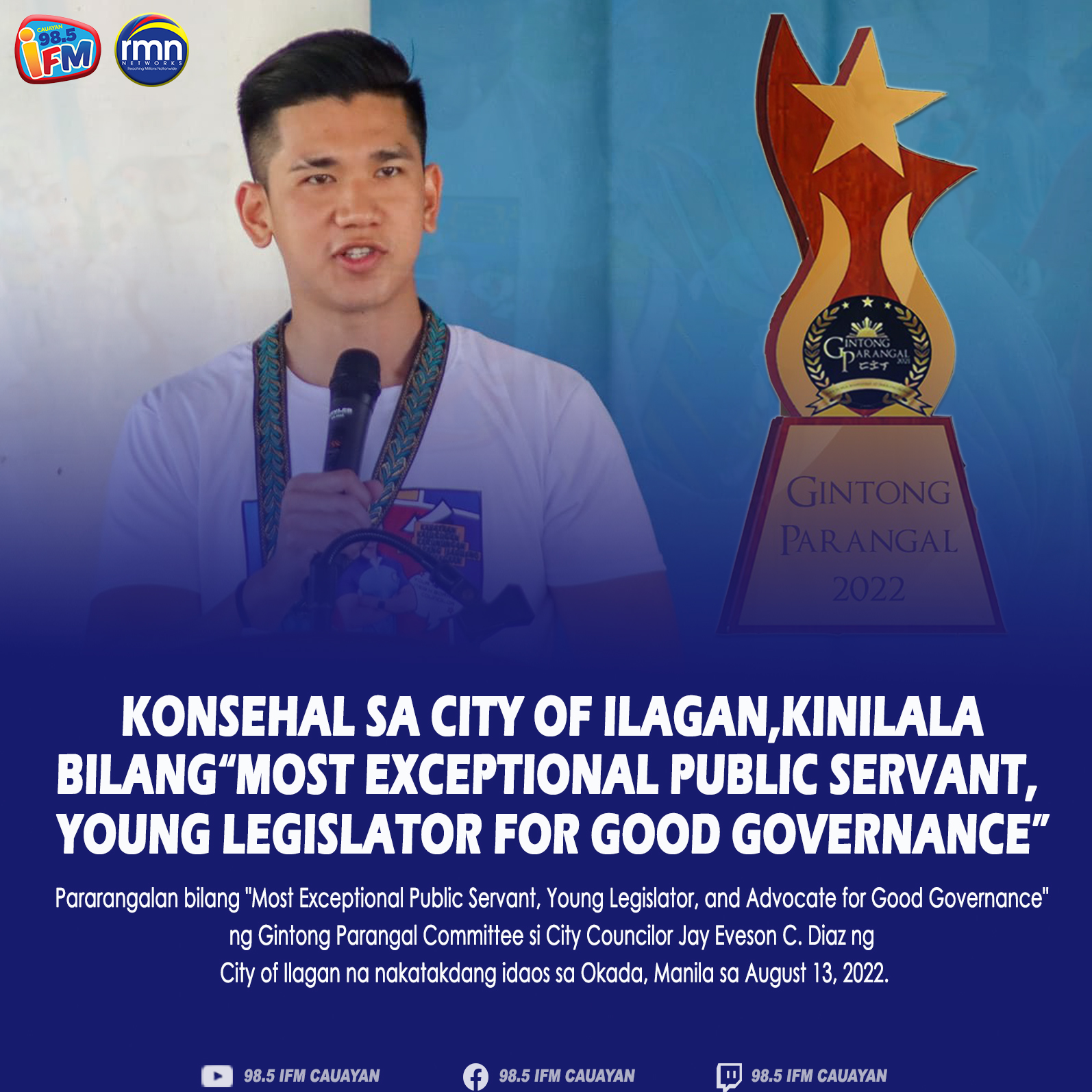 Konsehal Sa City Of Ilagan, Kinilala Bilang “Most Exceptional Public ...