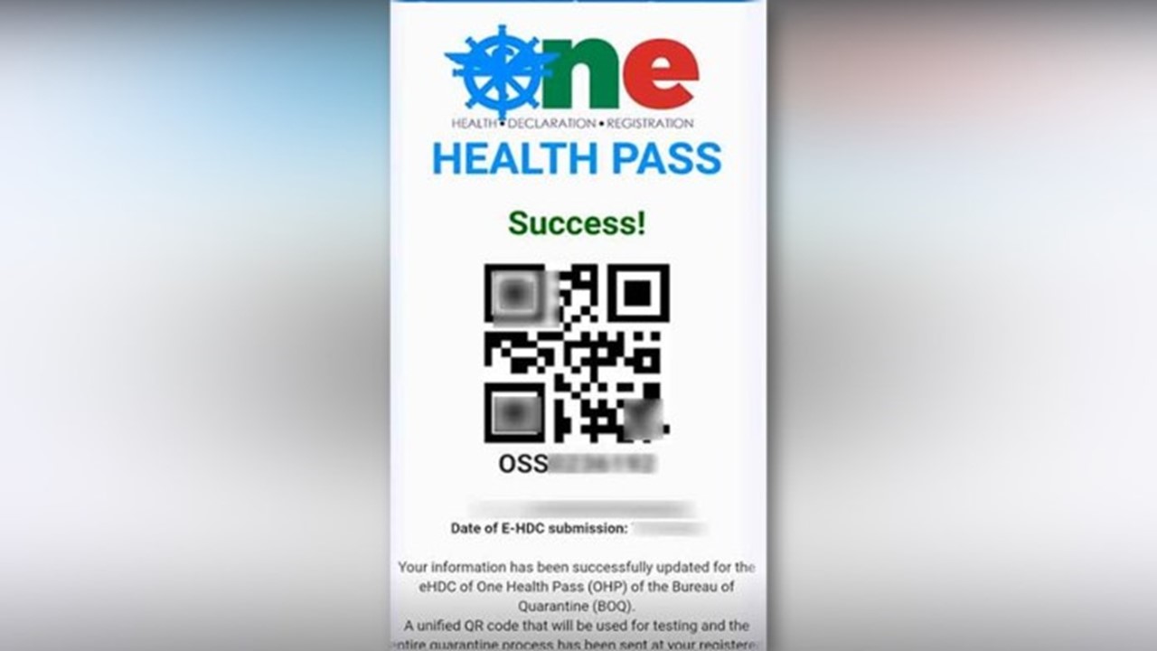 OPS At DOH Nagpaalala Sa Mga Biyahero Kaugnay Sa One Health Pass   ONE HEALTH PASS 