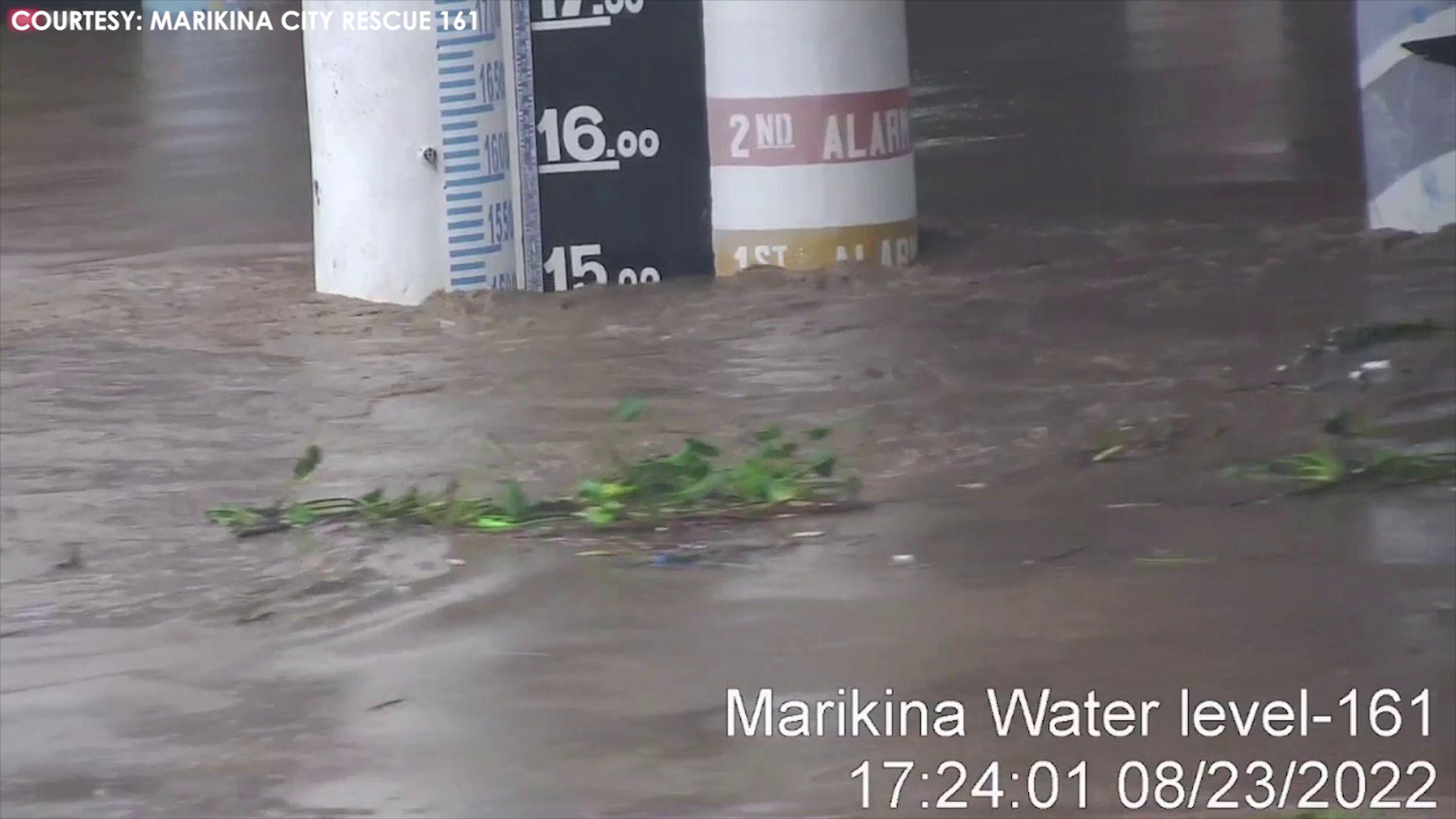 Lebel Ng Tubig Sa Marikina River Umakyat Na Sa 152 Meters 1st Alarm Itinaas Na Rmn Networks 5928