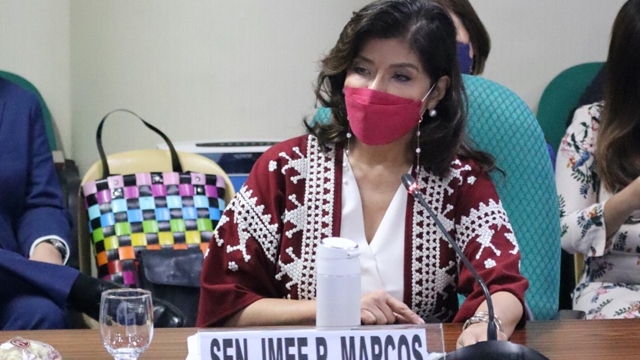 Senator Imee Marcos Pabor Na Bitawan Na Ng Pangulo Ang Da Rmn Networks