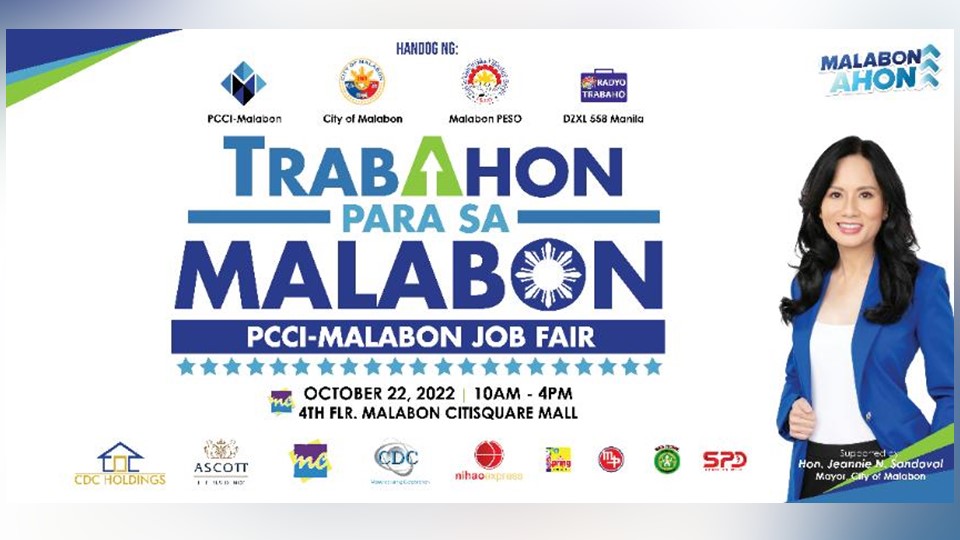 “trabaho Para Sa Malabon Job Fair” Ng Pcci Malabon Malabon Lgu At Peso Katuwang Ang Dzxl 558 5716