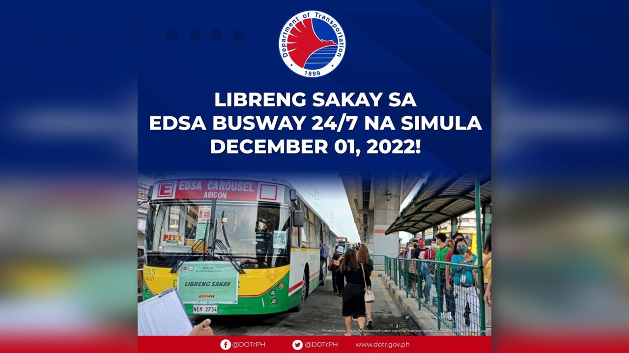 24/7 Na Libreng Sakay Sa EDSA Bus Carousel, Pinahaba Ng DOTr - RMN Networks