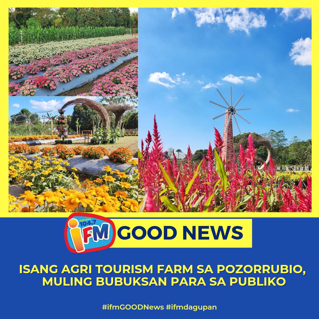 GOOD NEWS: ISANG AGRI TOURISM FARM SA POZORRUBIO, MULING BUBUKSAN PARA ...