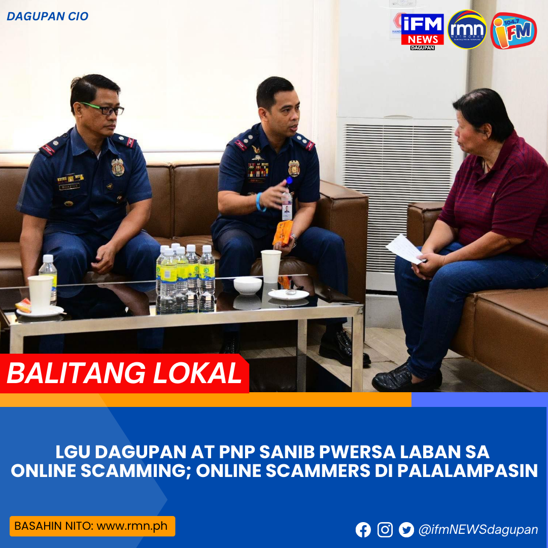 Lgu Dagupan At Pnp Sanib Pwersa Laban Sa Online Scamming Online Scammers Di Palalampasin Rmn 4183