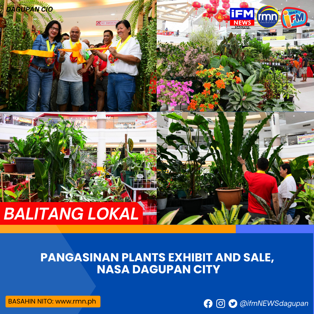 PANGASINAN PLANTS EXHIBIT AND SALE, NASA DAGUPAN CITY RMN Networks