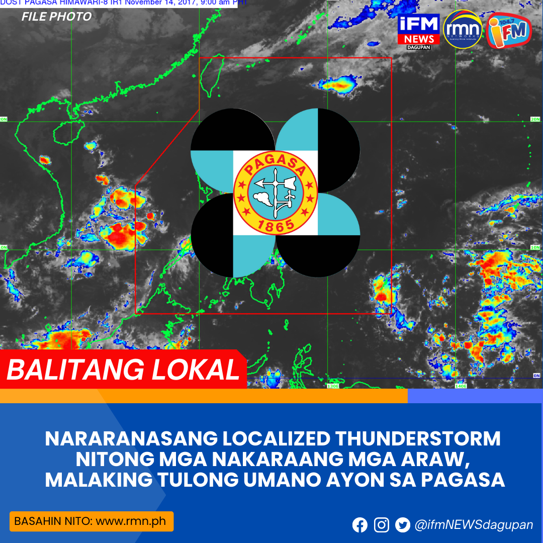 NARARANASANG LOCALIZED THUNDERSTORM NITONG MGA NAKARAANG MGA ARAW ...