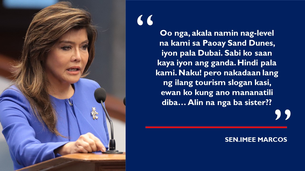 Sen Imee Marcos Napaniwala Rin Noong Una Sa Promotional Video Ng Dot