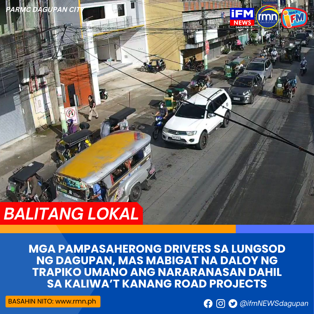 Mga Pampasaherong Drivers Sa Lungsod Ng Dagupan Mas Mabigat Na Daloy Ng Trapiko Umano Ang 0485