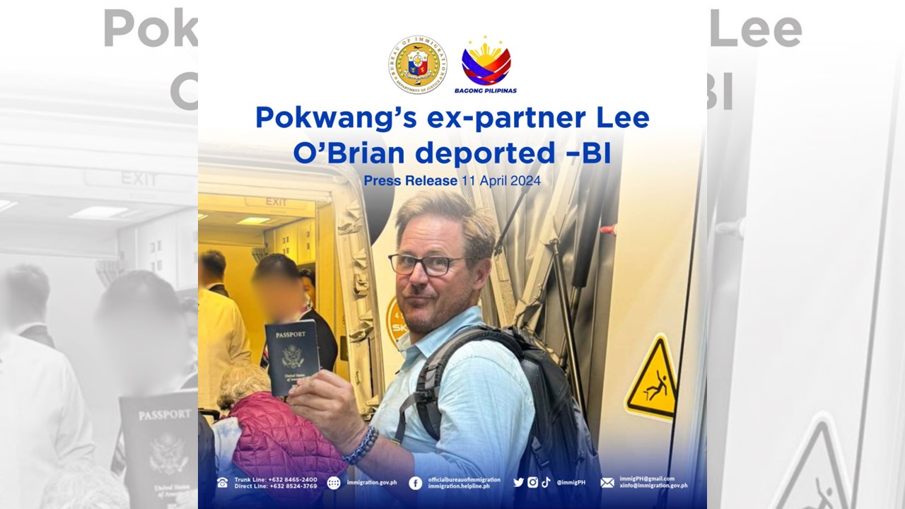 Ex-partner ni Pokwang na si Lee O’Brian, tuluyan nang pina-deport ng BI ...