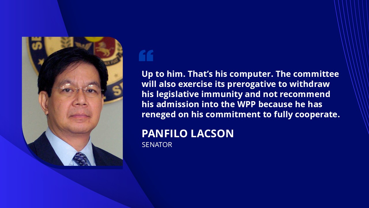 Brice Hernandez, babawian ng legislative immunity ng senado - RMN Networks